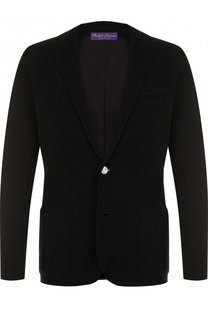 Однобортный пиджак из вискозы Ralph Lauren