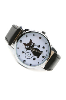 Часы "Кошка и следы" MITYA VESELKOV