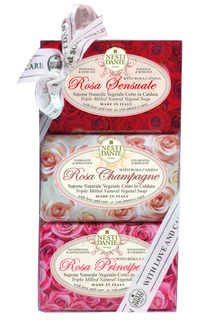 Набор мыла "rosa gift kit" Nesti Dante