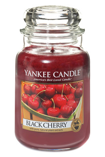 Свеча большая Черная черешня YANKEE CANDLE