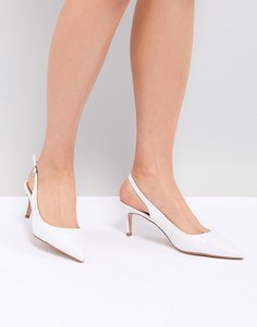 Туфли с эффектом крокодиловой кожи New Look - Белый