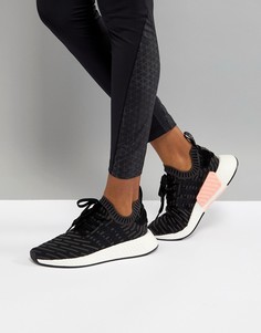 Кроссовки adidas Originals NMD R2 Primeknit Utility Running - Черный