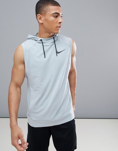 Худи мятного цвета без рукавов Nike Training Hyper Dry 889389-019 - Зеленый