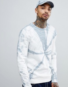 Свитшот с принтом тай-дай ASOS DESIGN - Белый