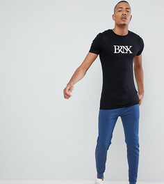 Обтягивающая футболка с принтом ASOS DESIGN Tall - Черный