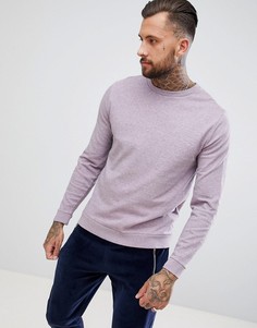 Розовый меланжевый свитшот ASOS DESIGN - Розовый