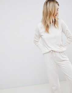 Комбинируемый пижамный лонгслив ASOS DESIGN - Бежевый