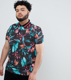 Поло ASOS DESIGN Plus - Черный