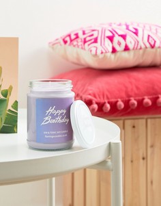 Свеча на День Рождения с ароматом джина с тоником Flamingo Candles - Мульти