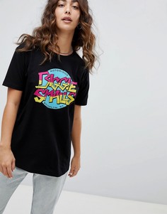Черная футболка с принтом BIGGIE SMALLS ASOS DESIGN - Черный