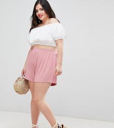 Розовые шорты-кюлоты ASOS DESIGN Curve - Розовый