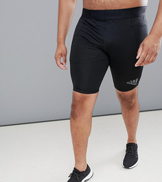Черные компрессионные шорты adidas PLUS Training CF7299 - Черный