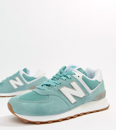 Зеленые кроссовки New Balance 574 - Зеленый