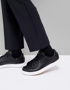 Классические черные кожаные кроссовки adidas Golf Adicross F33778 - Черный