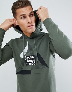 Худи с логотипом Jack &amp; Jones - Зеленый