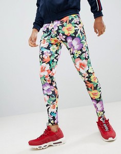 Меггинсы с тропическим принтом Jaded - Черный