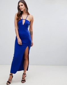 Платье макси с кружевом на спине ASOS DESIGN - Синий