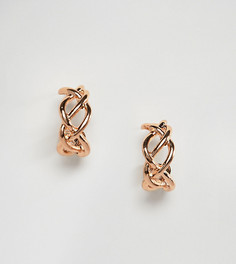 Перекрученные серьги Reclaimed Vintage inspired - Золотой