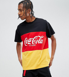 Футболка с принтом Coca-Cola и цветами флага Германии Reclaimed Vintage inspired - Черный