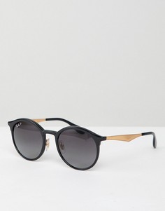 Круглые солнцезащитные очки Ray-Ban - Черный