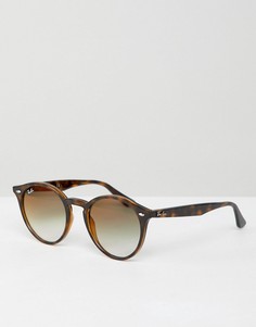 Круглые солнцезащитные очки Ray-Ban - Коричневый