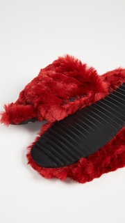 Joshua Sanders Pop Faux Fur Slides