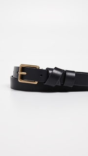 Madewell Leather Crisscross Skinny Belt