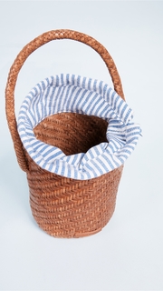 Loeffler Randall Cleo Woven Leather Bucket Bag