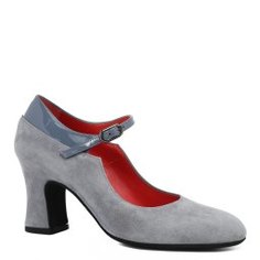 Туфли PAS DE ROUGE 1724 серо-фиолетовый