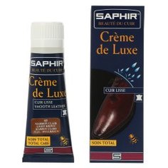 Крем для обуви SAPHIR CREME DE LUXE светло-коричневый