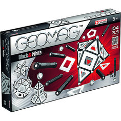 Магнитный конструктор Geomag Black &amp; White, 104 детали