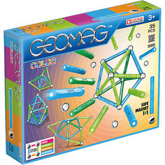 Магнитный конструктор Geomag Color, 35 деталей