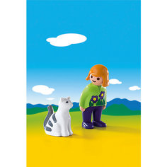 Конструктор Playmobil Женщина с кошкой