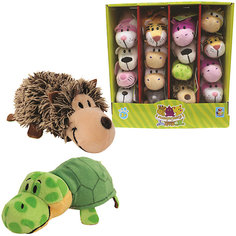 Мягкая игрушка-вывернушка 1toy Ёжик - Черепаха, 12 см
