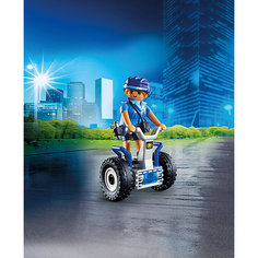 Конструктор Playmobil "Полиция" Полицейский на балансирующей гоночной машине