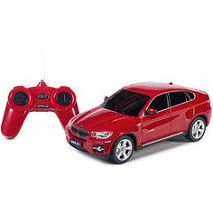 Радиоуправляемая машина Rastar "BMW X6" 1:24, красная