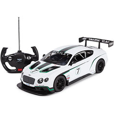 Радиоуправляемая машина Rastar "Bentley Continental GT3" 1:14, белая