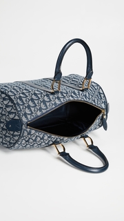 What Goes Around Comes Around Dior Canvas Boston Duffel Bag