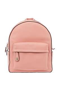 Розовый рюкзак из кожи Campus Coach