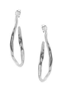 Серьги-кольца из серебра Ringstone