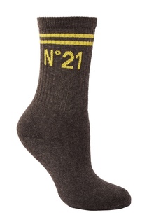 Серые хлопковые носки No.21
