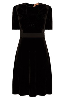 Черное бархатное платье No.21