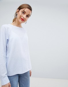 Топ в полоску Selected Femme - Синий