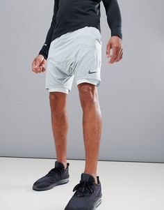 Зеленые шорты заниженного кроя Nike Running Run Division Distance 892893-019 - Серый