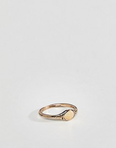 Золотистое кольцо на мизинец ASOS DESIGN - Золотой