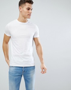 Белая футболка из органического хлопка с круглым вырезом ASOS DESIGN - Белый
