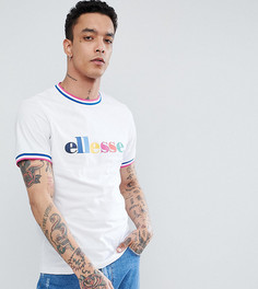 Белая футболка с логотипом ellesse - Белый