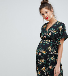 Платье с принтом New Look Maternity - Черный