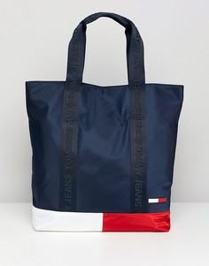 Классическая сумка-тоут в стиле колор блок Tommy Jeans - Мульти