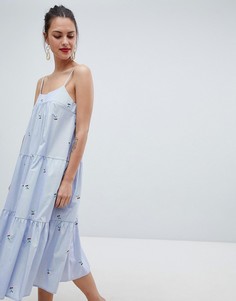 Платье на бретельках Closet London - Розовый